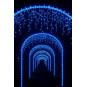 Sculptura de lumini, icre 1000 LED, albastră pentru utilizare în exterior și interior