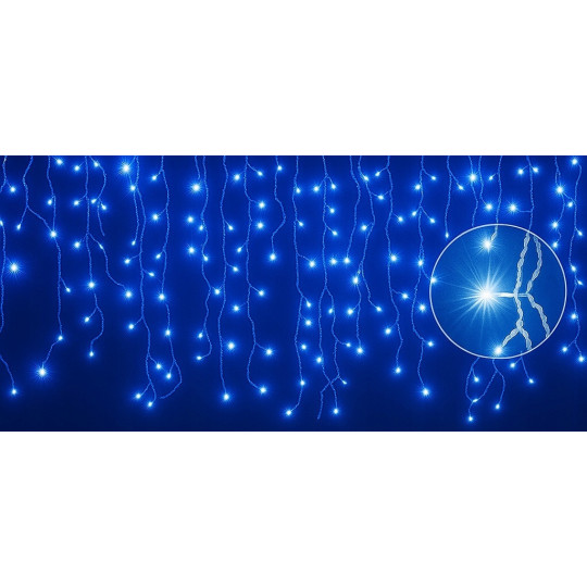 Sculptura de lumini, icre 1000 LED, albastră pentru utilizare în exterior și interior