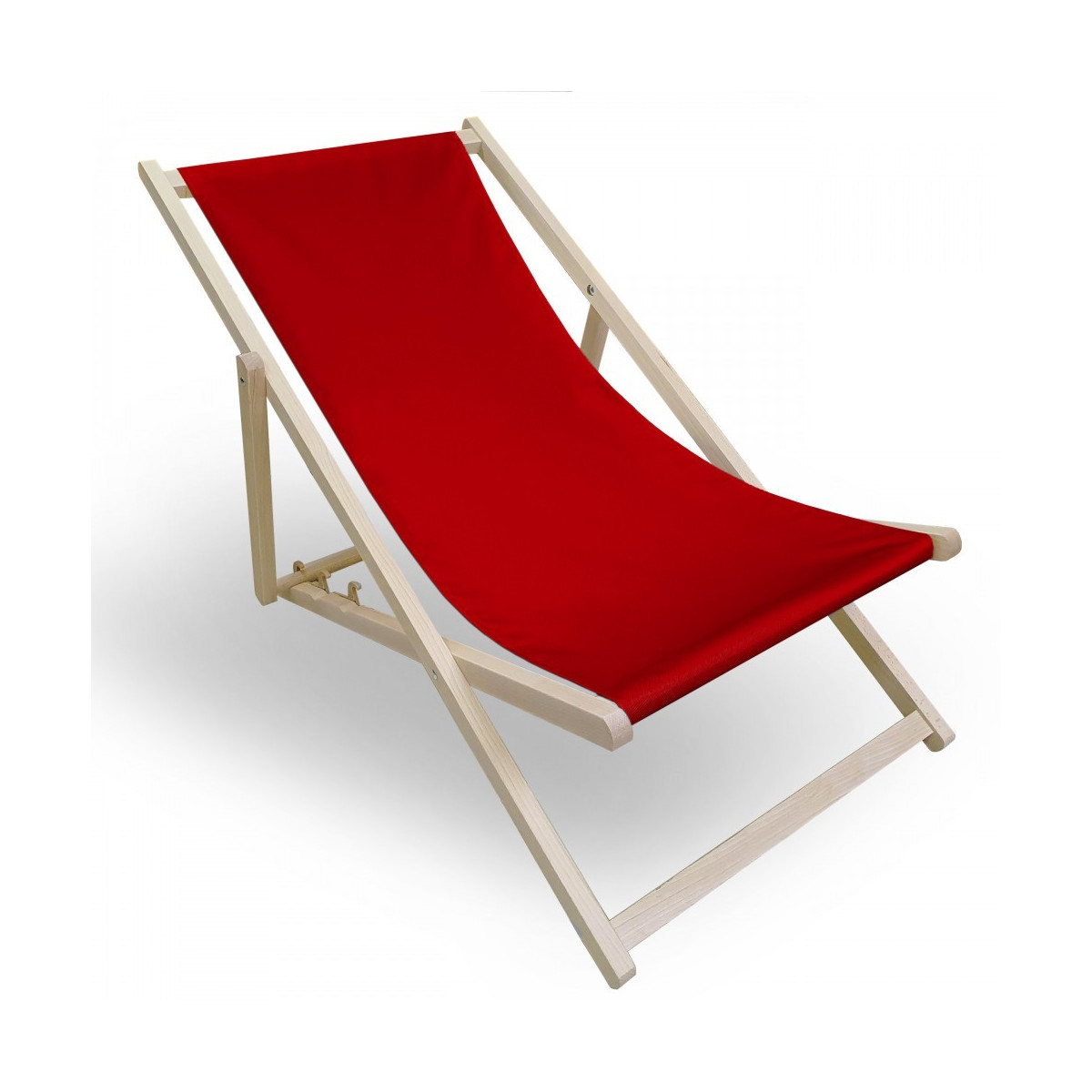 Ležadlo de culoare roșie pentru grădină