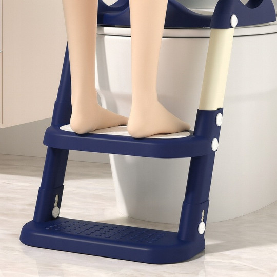 WC-uri pentru copii cu reducție pentru toaletă, culoare albastră