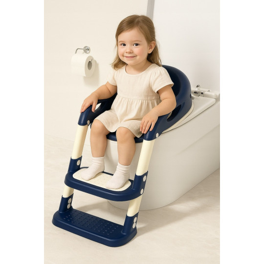 WC-uri pentru copii cu reducție pentru toaletă, culoare albastră