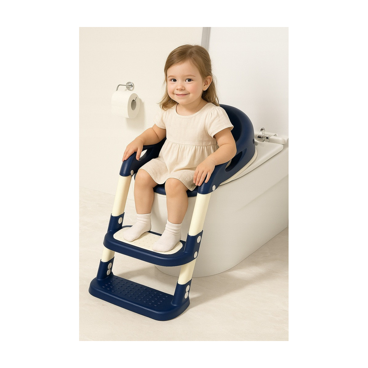 WC-uri pentru copii cu reducție pentru toaletă, culoare albastră