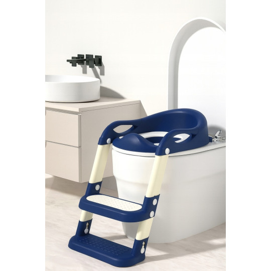 WC-uri pentru copii cu reducție pentru toaletă, culoare albastră