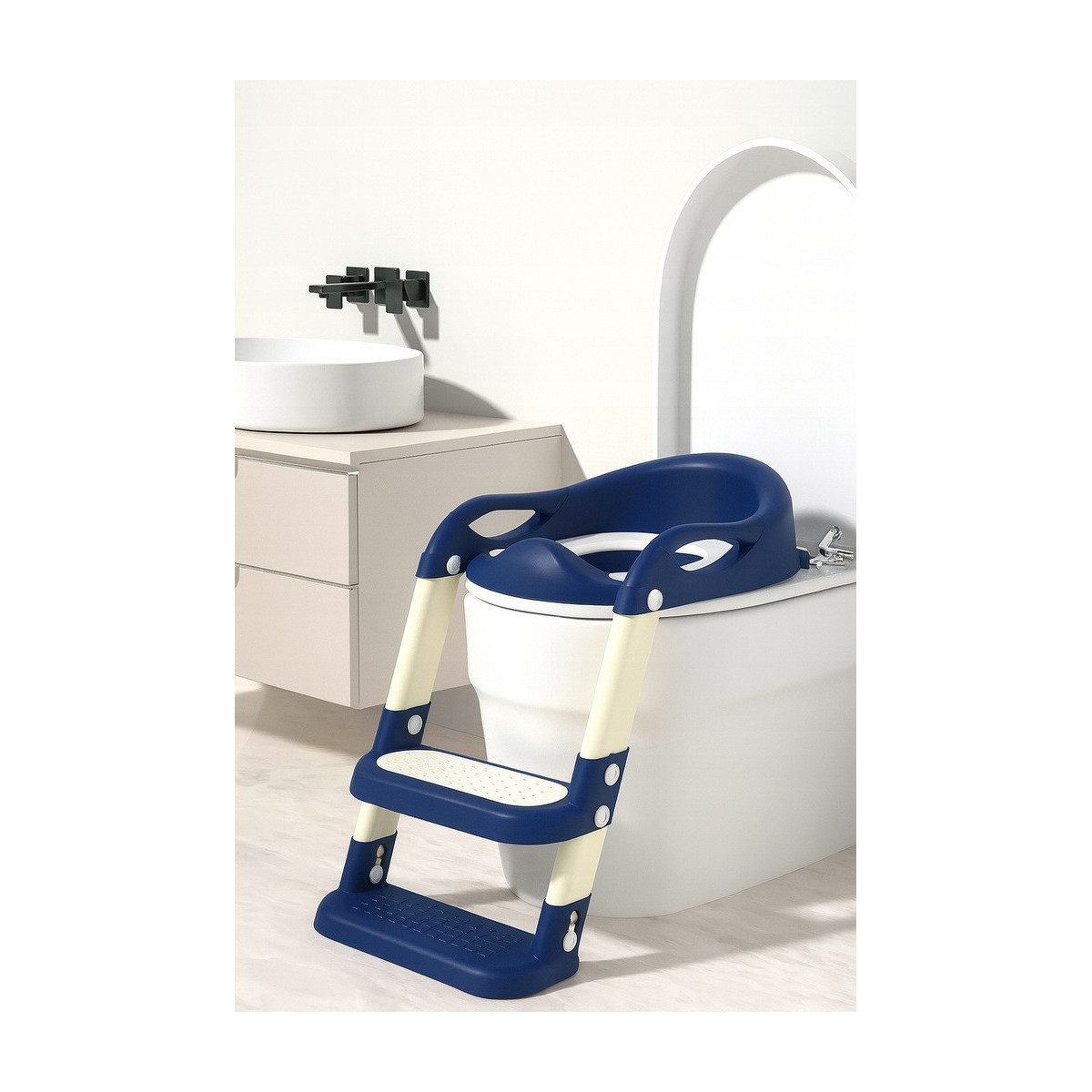 WC-uri pentru copii cu reducție pentru toaletă, culoare albastră