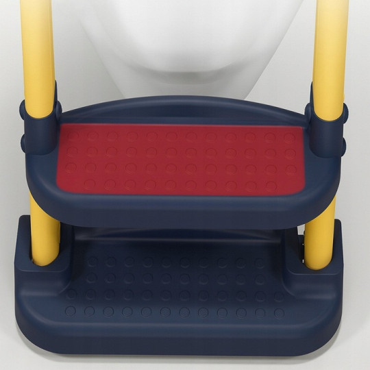 Scaune pliabile și ajustabile pentru copii cu reduceri, de culoare albastră.