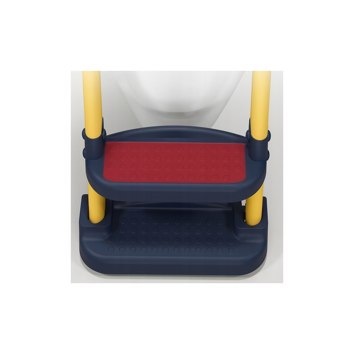 Scaune pliabile și ajustabile pentru copii cu reduceri, de culoare albastră.