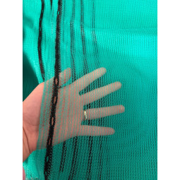 O rețea de protecție pentru schele, de culoare verde, 3,07 × 10 m