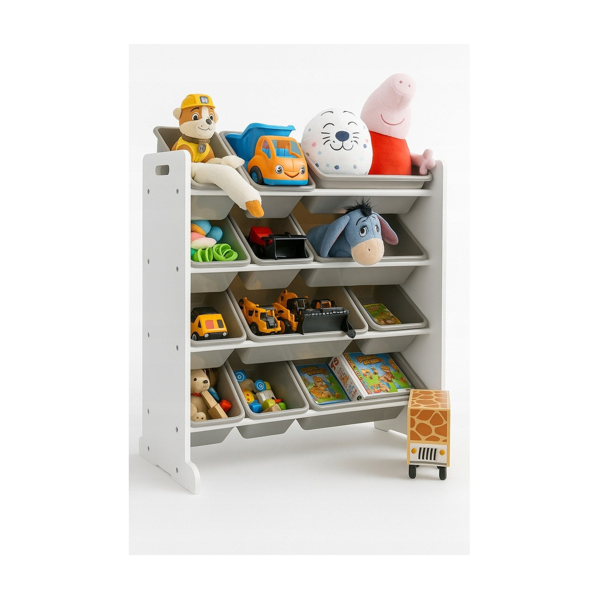 Organizator de jucării de culoare gri