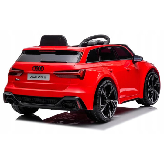 Luxoasa mașinu electrică roșie Audi RS6