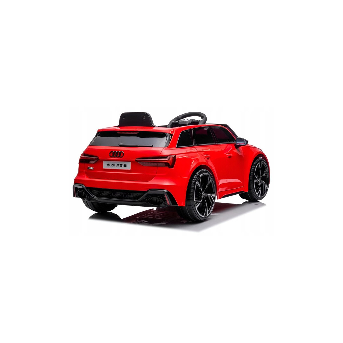 Luxoasa mașinu electrică roșie Audi RS6