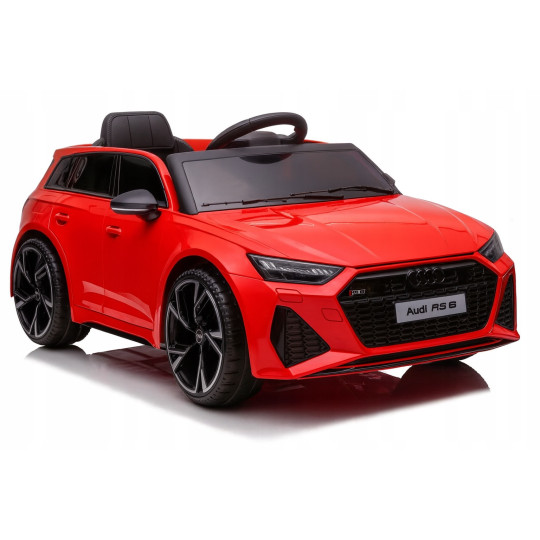 Luxoasa mașinu electrică roșie Audi RS6