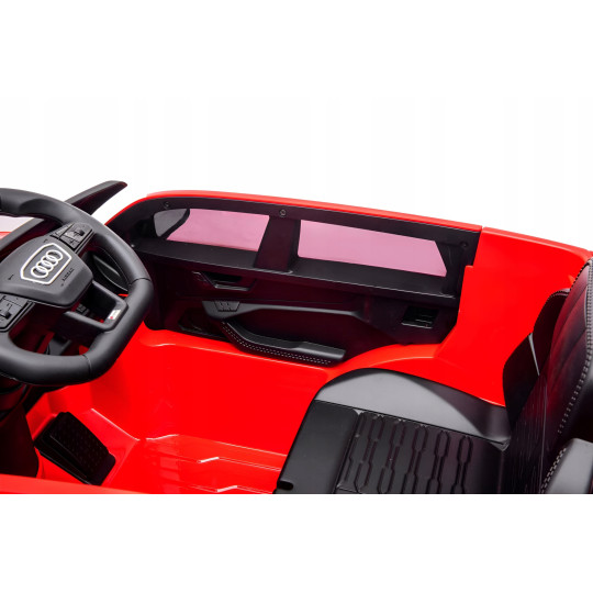 Luxoasa mașinu electrică roșie Audi RS6