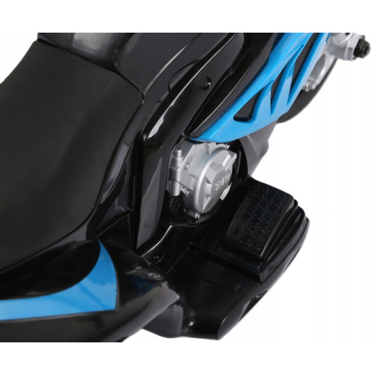 Prețul motocicletei pentru copii BMW de culoare albastră