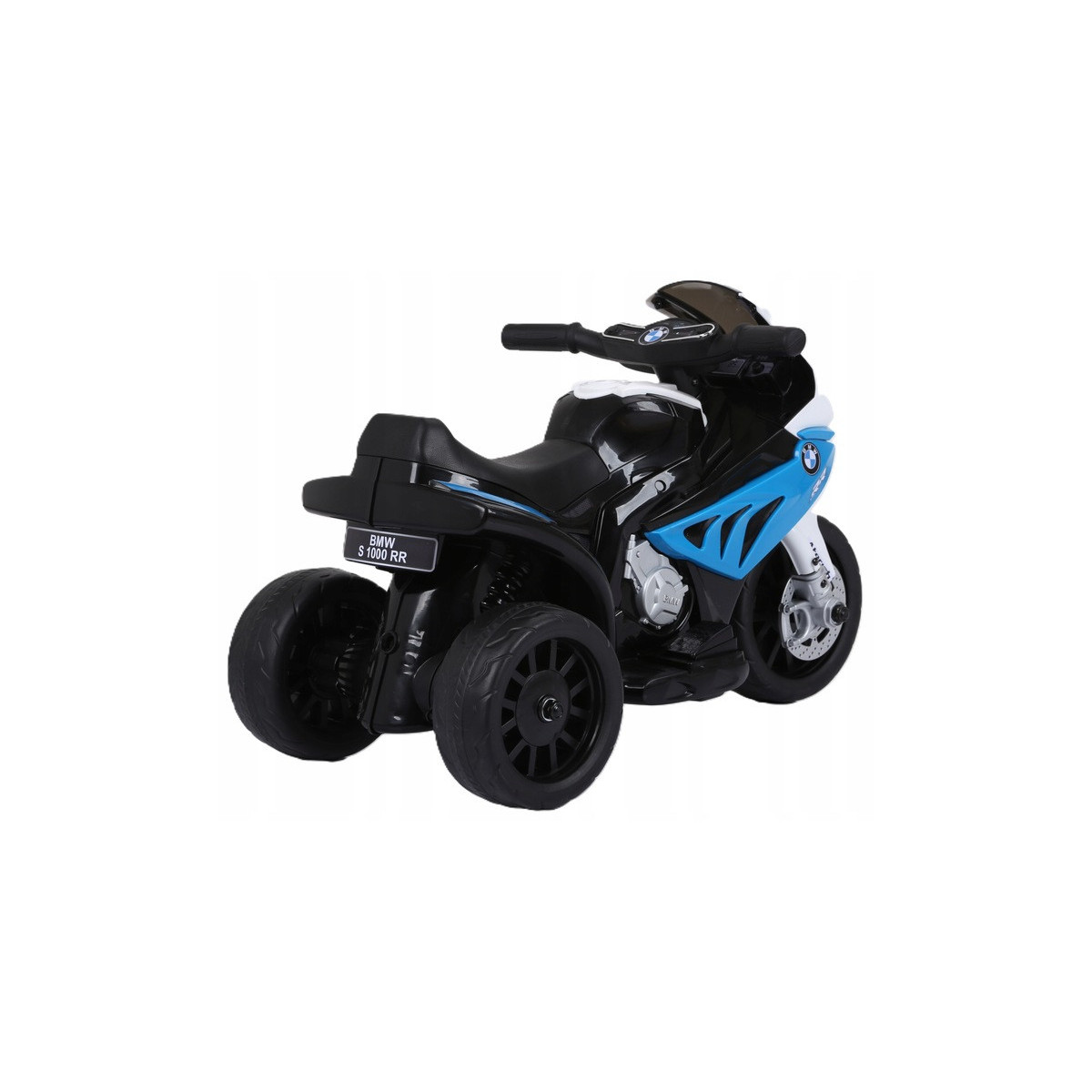 Prețul motocicletei pentru copii BMW de culoare albastră