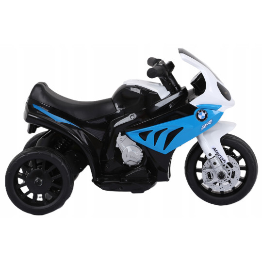 Prețul motocicletei pentru copii BMW de culoare albastră