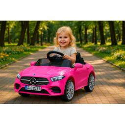 Rochie electrică pentru copii Mercedes CLS350 roz