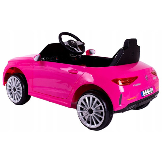 Rochie electrică pentru copii Mercedes CLS350 roz