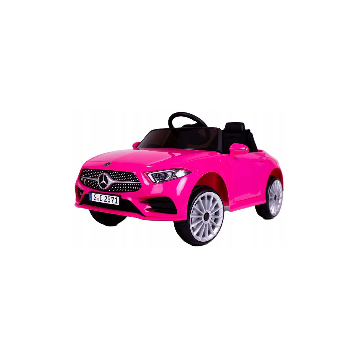 Rochie electrică pentru copii Mercedes CLS350 roz