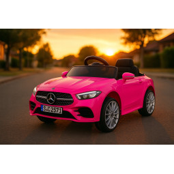 Rochie electrică pentru copii Mercedes CLS350 roz