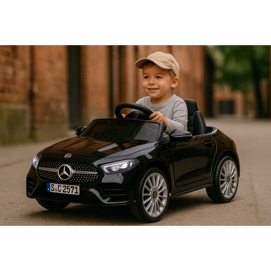 Mercedes CLS350 pentru copii de culoare neagră