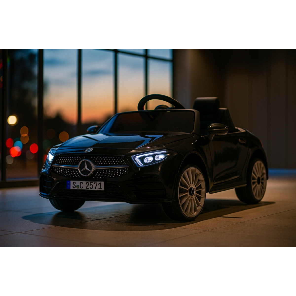 Mercedes CLS350 pentru copii de culoare neagră