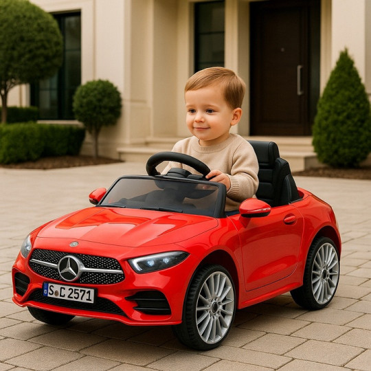 Mercedes CLS350 pentru copii de culoare roșie