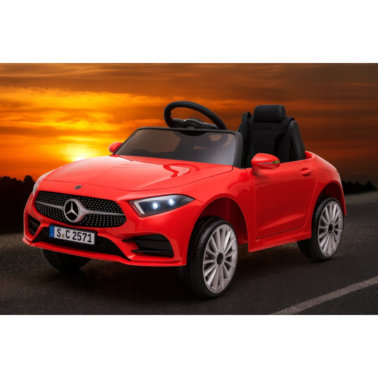 Mercedes CLS350 pentru copii de culoare roșie