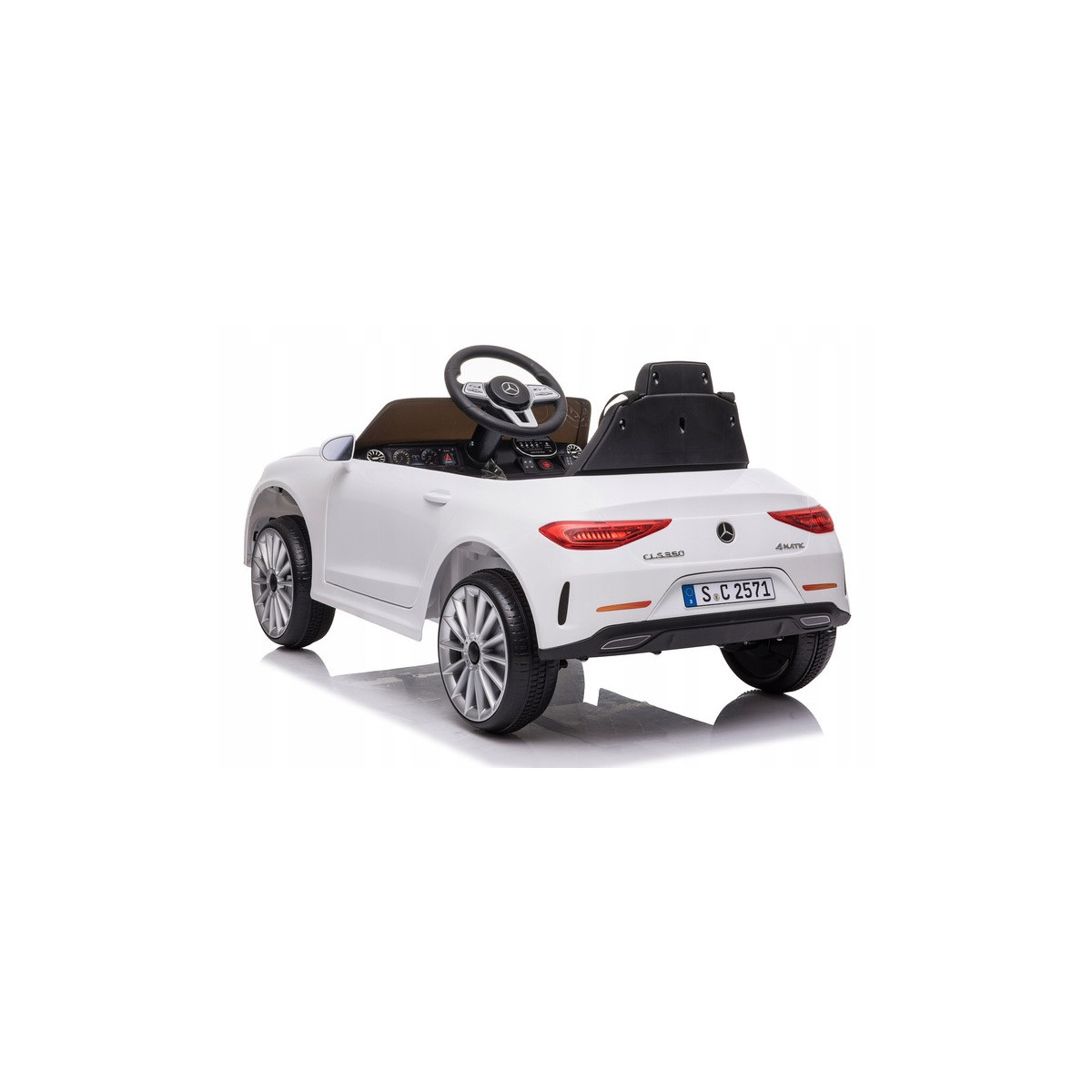 Autobuz electric pentru copii Mercedes CLS350 - alb