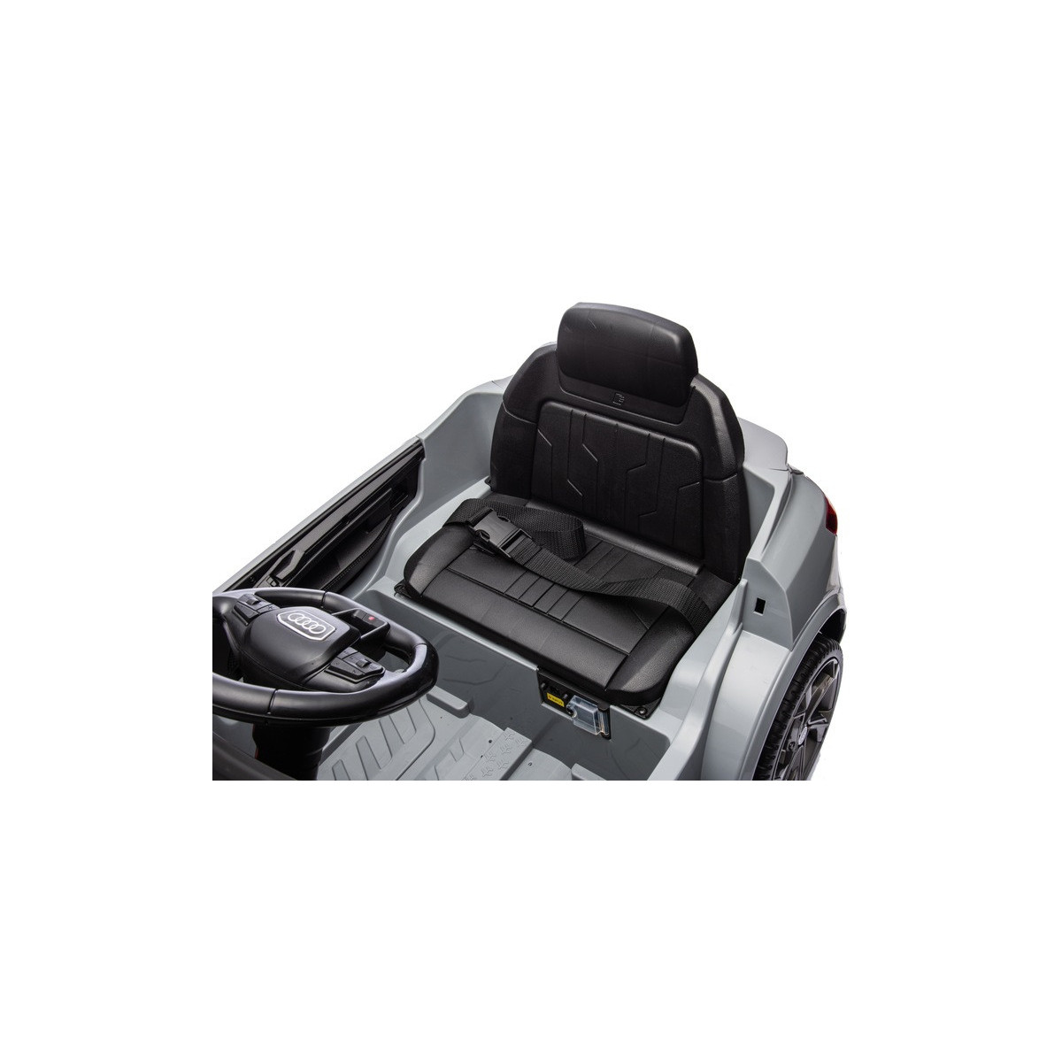 Mașinuță electrică pentru copii Audi RSQ8, culoare gri