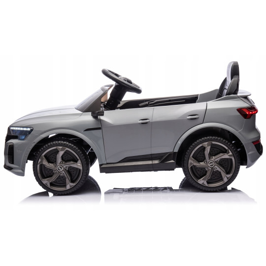 Mașinuță electrică pentru copii Audi RSQ8, culoare gri