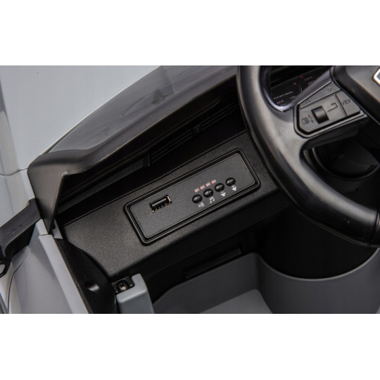 Mașinuță electrică pentru copii Audi RSQ8, culoare gri
