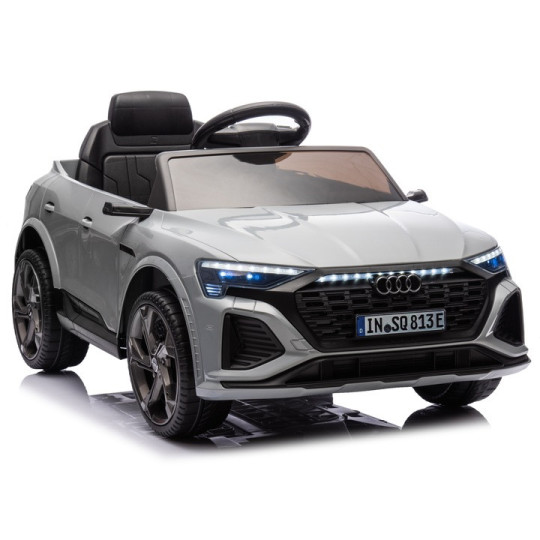 Mașinuță electrică pentru copii Audi RSQ8, culoare gri