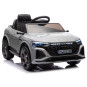 Mașinuță electrică pentru copii Audi RSQ8, culoare gri