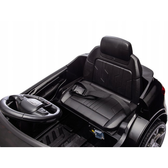 Mașinu electrică pentru copii Audi RSQ8, de culoare neagră