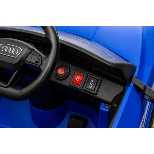 Detsăcuțчык cu telecomandă Audi RSQ8 albastru