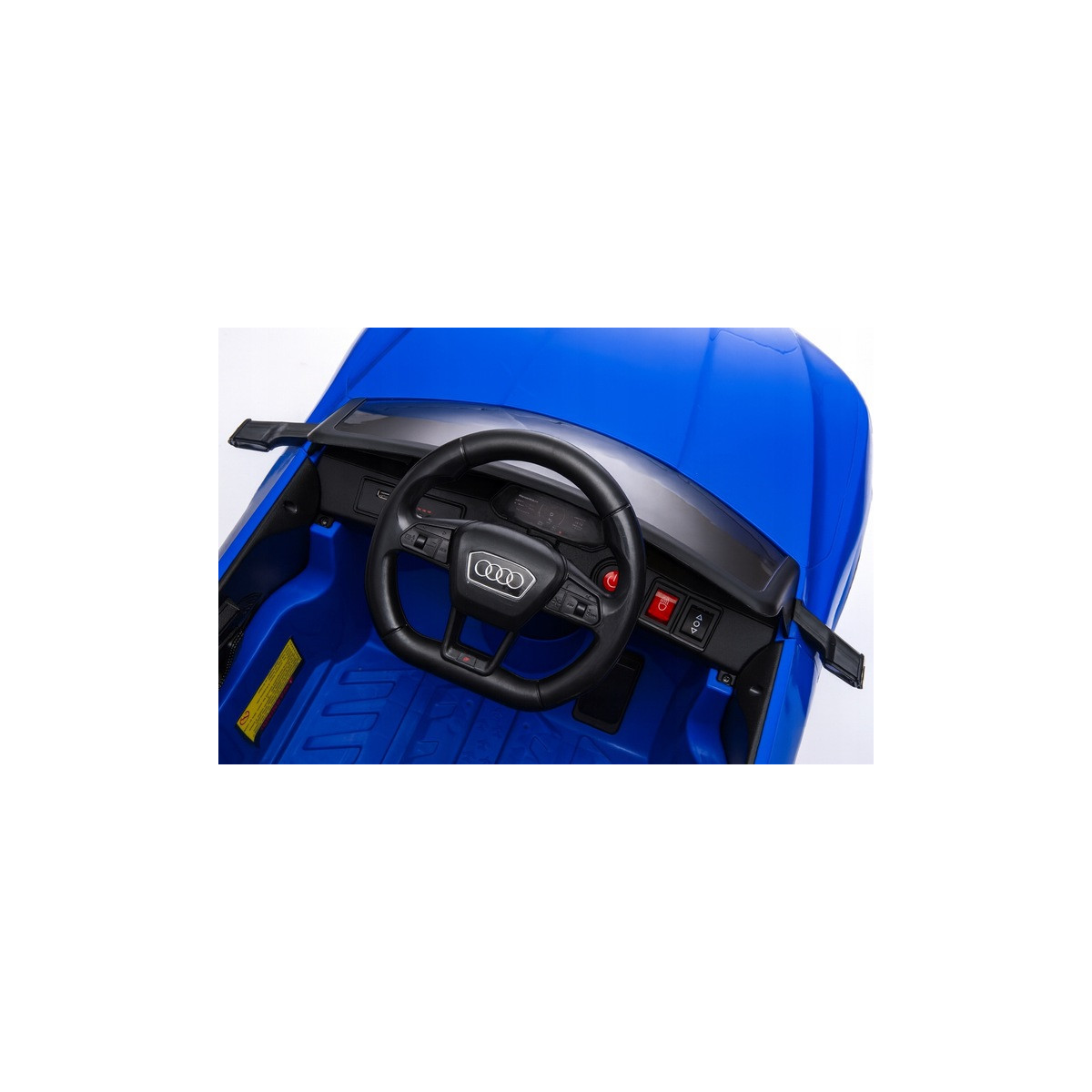 Detsăcuțчык cu telecomandă Audi RSQ8 albastru
