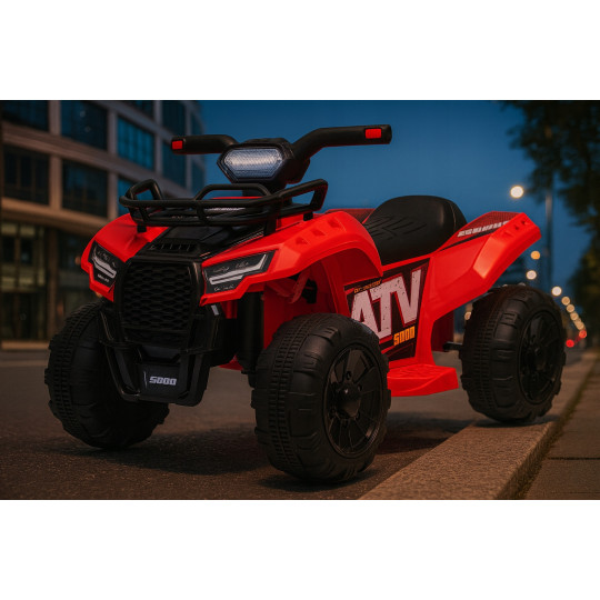 Baterie patru roșie pentru copii ATV J320