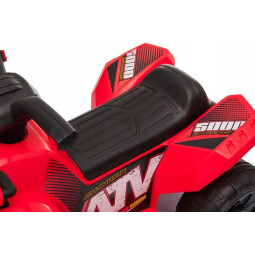 Baterie patru roșie pentru copii ATV J320