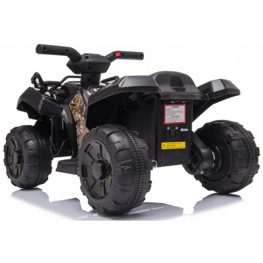 Mică ATV electrică pentru copii J320 de culoare neagră