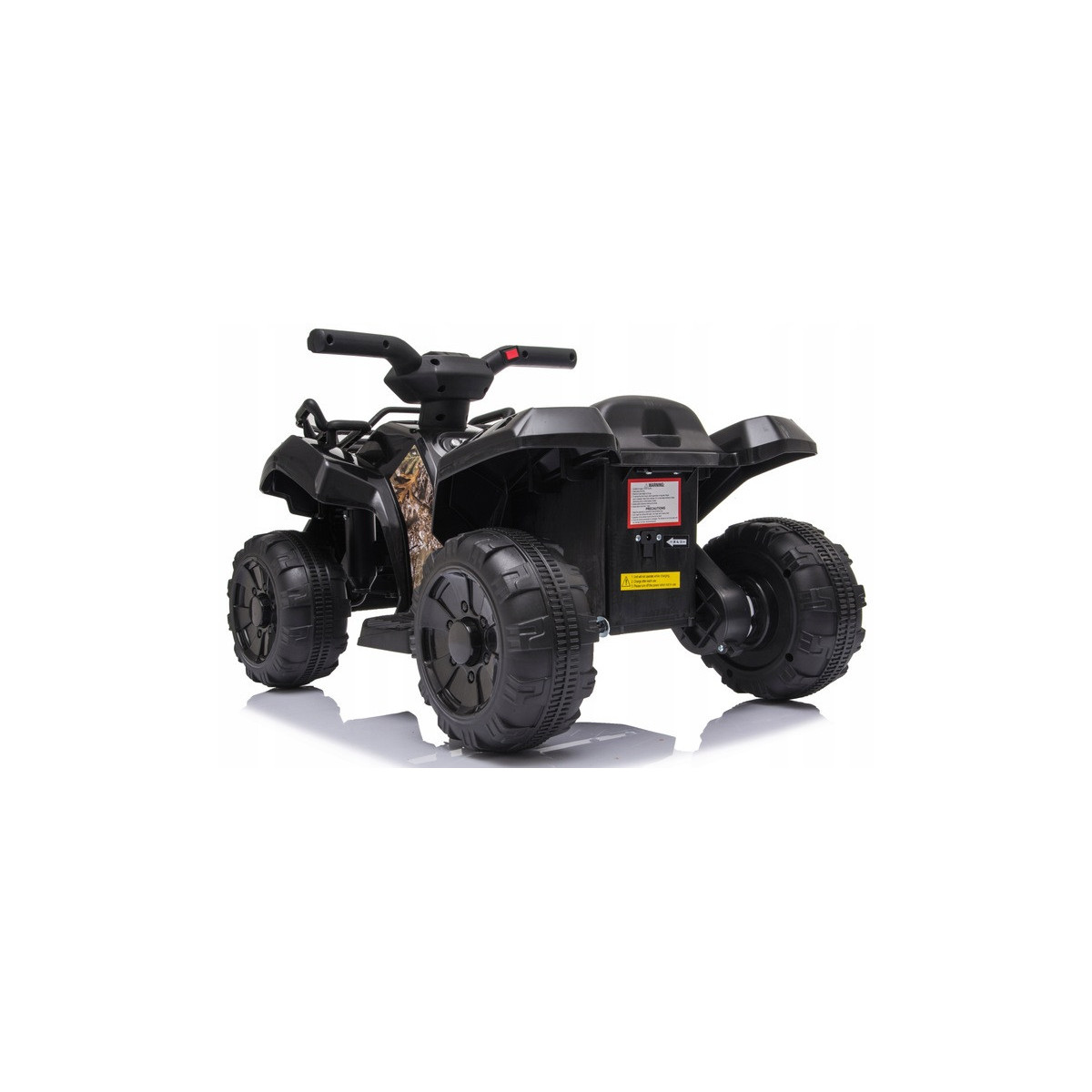 Mică ATV electrică pentru copii J320 de culoare neagră