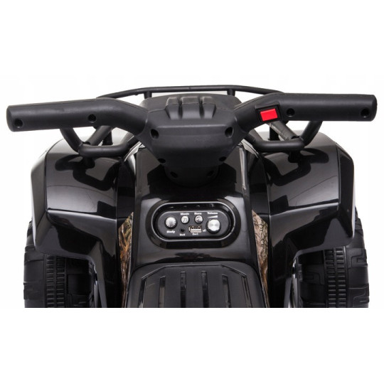 Mică ATV electrică pentru copii J320 de culoare neagră