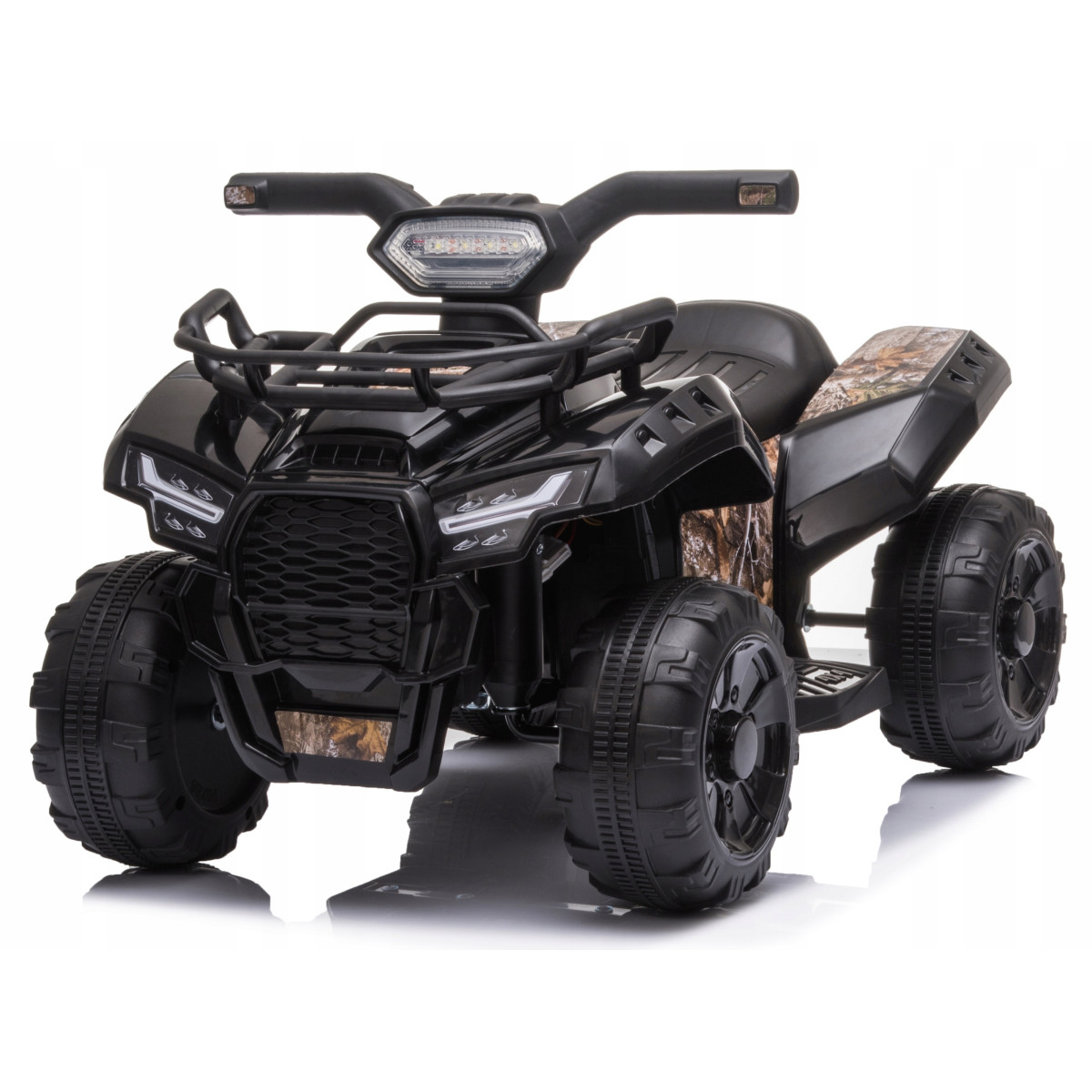 Mică ATV electrică pentru copii J320 de culoare neagră