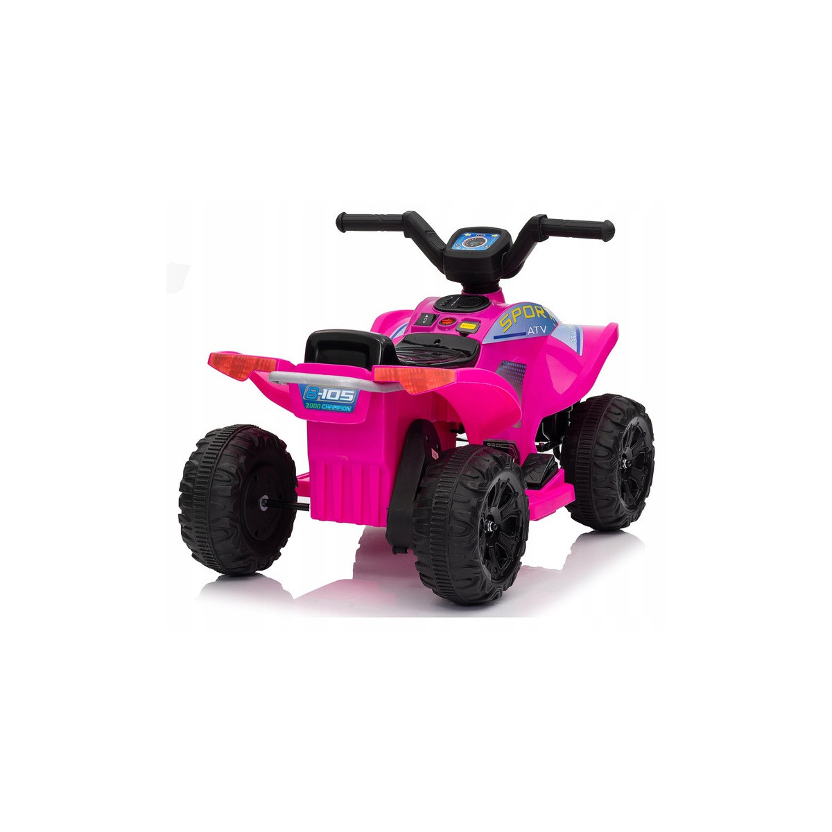Ružová ștvorkolku Quad Kids E-ATV
