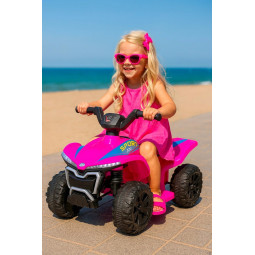 Ružová ștvorkolku Quad Kids E-ATV