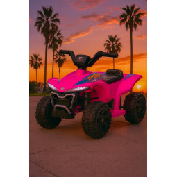 Ružová ștvorkolku Quad Kids E-ATV