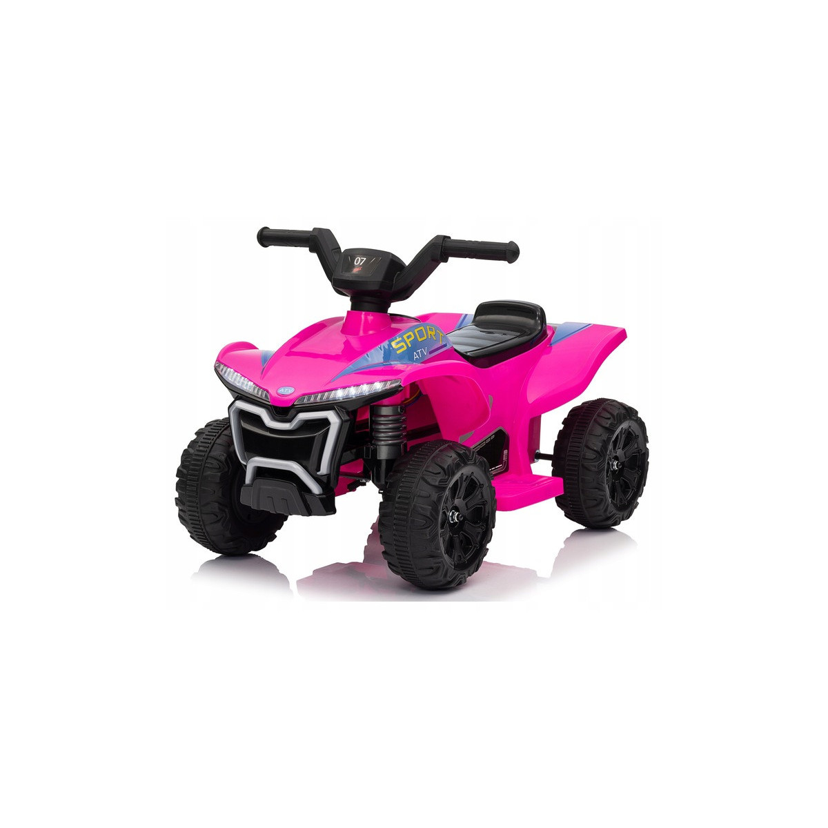 Ružová ștvorkolku Quad Kids E-ATV