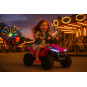 Ružová ștvorkolku Quad Kids E-ATV