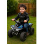 Batéria de patinaj Quad Kids E-ATV de culoare neagră