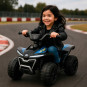 Batéria de patinaj Quad Kids E-ATV de culoare neagră