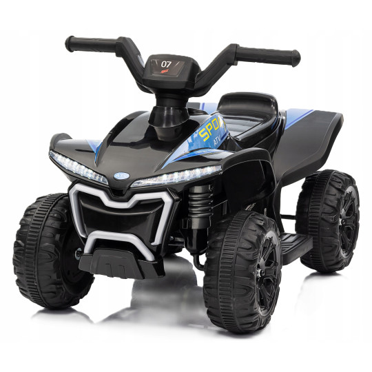 Batéria de patinaj Quad Kids E-ATV de culoare neagră
